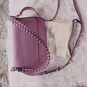 Kate Spade Hudson Medium Size Covertible Shoulder Bag NWT Lavender Frost